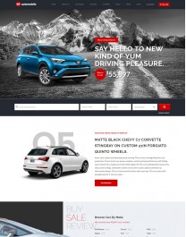 Template HTML5 concessionarias de veículos AutoMobile