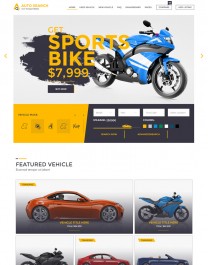 Template HTML5 Concessionarias de Carros e Motos Auto Search