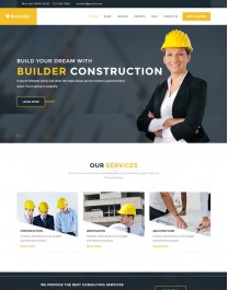 Template HTML5 Construtoras e construção Civil Builder