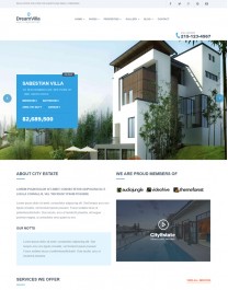 Template HTML5 Site Indicado Para Imobiliárias Dreamvilla