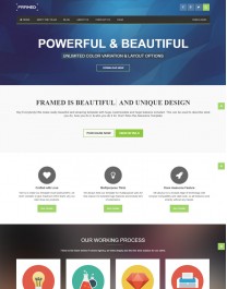 Template HTML5  Para Web Design, Multi Page Framed