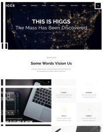 Template HTML5 web Design, Desenvolvedores de Web Higgs