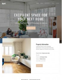 Template HTML5 Site para Imobiliárias, Multi-Page Apart