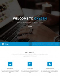 Template HTML5 Site para Web Design, One Page Oxygen2