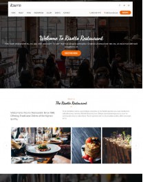 Template HTML5 Site para Restaurantes, One Page Risotto