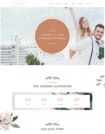 Template HTML5 Site para Casamentos, Multi-Page Sunshine