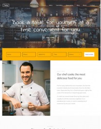Template HTML5 Site para Restaurantes, Multi-Page Tasty