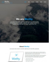 Template HTML5 Site para Natureza, Flora, One Page Worthy