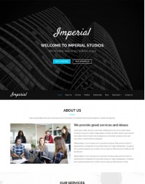 Template HTML5 Site para Landing page, One Page Imperial