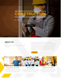 Template HTML5 Site para Construção Civil, One Page Constructed