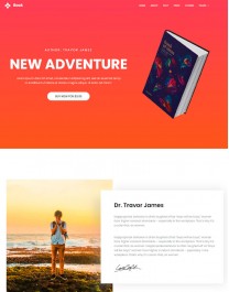 Template HTML5 Site para Landing Page, One Page Book