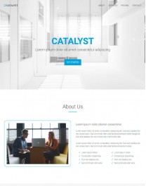 Template HTML5 Site para Landing Page, One Page Catalyst