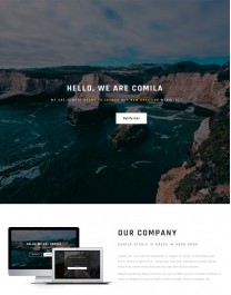Template HTML5 Site para Landing Page, One Page Comila
