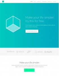 Template HTML5 Site para Web Design, Multi-Page Cube