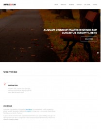 Template HTML5 Site para Landing Page, One Page Impressum