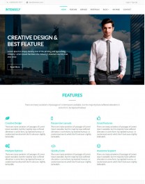 Template HTML5 Site para Empresas, Multi-Page Intensely